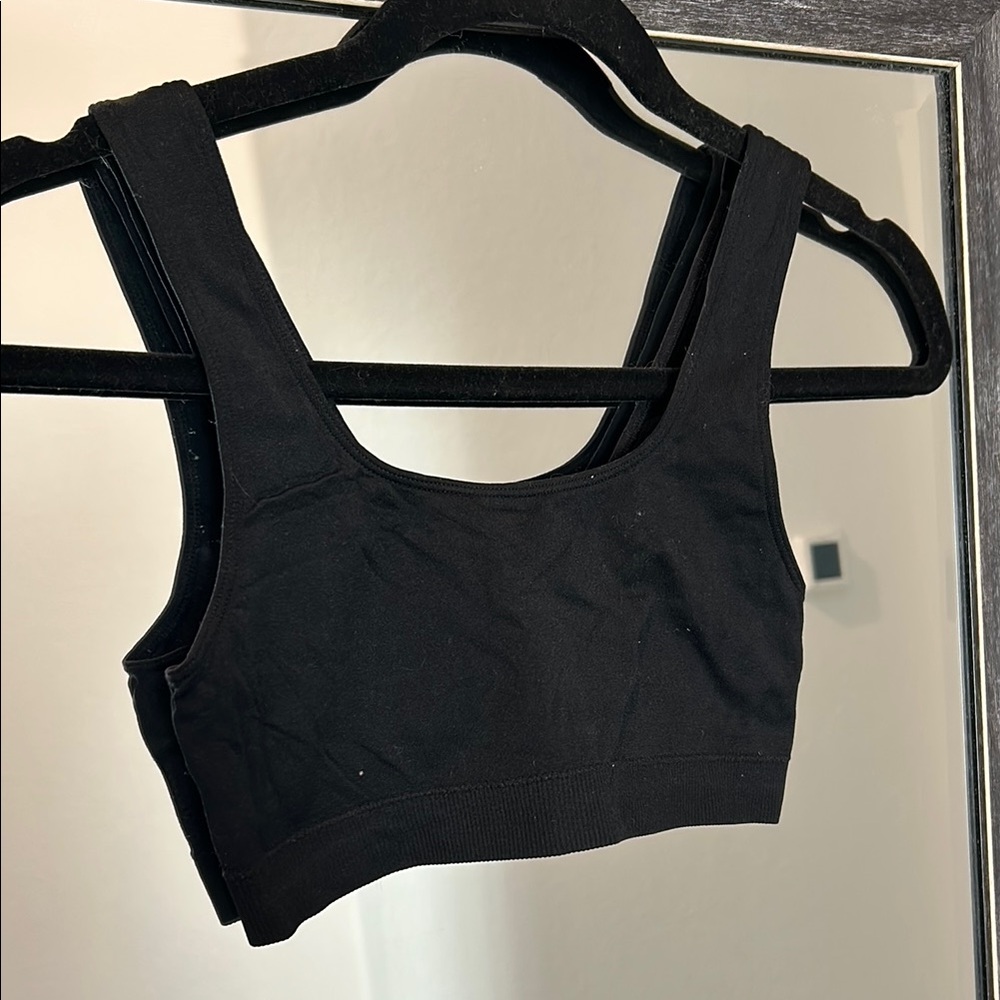 auden black sports bra